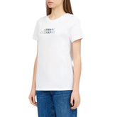 T-Shirt Women White Armani Exchange Camiseta